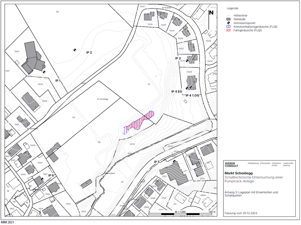 Lageplan Pumptrack Scheidegg