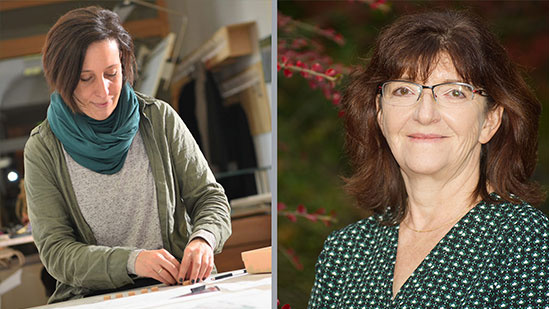 Frau Verhoeven und Frau Zwießler